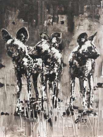 Raw Africa - Wild Dogs by artist DOUG GILES